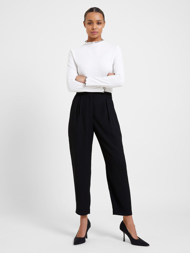 Soft Drape Trousers Black | Great Plains UK