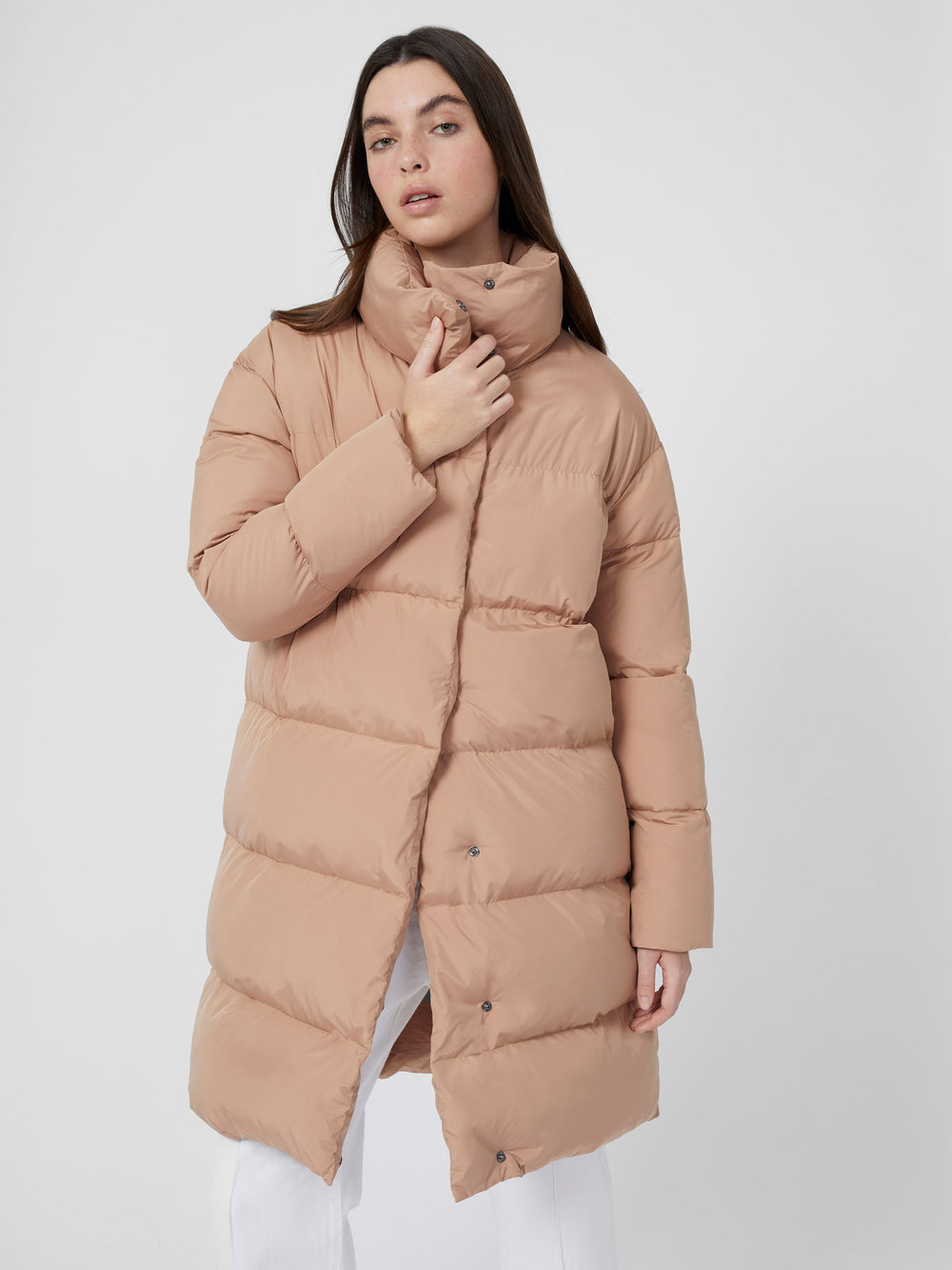 High neck coat on sale designs