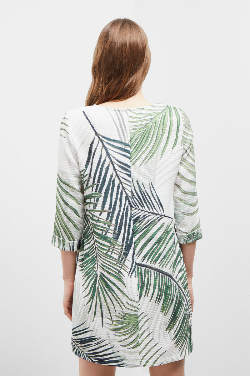 Palm Camo Shift Dress Great Plains UK