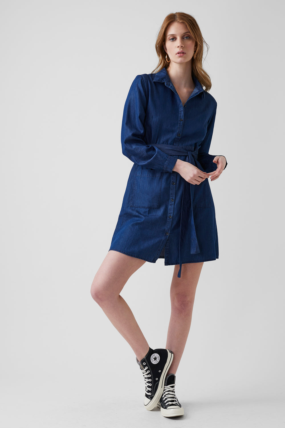 Core Chambray Shirt Dress Great Plains UK