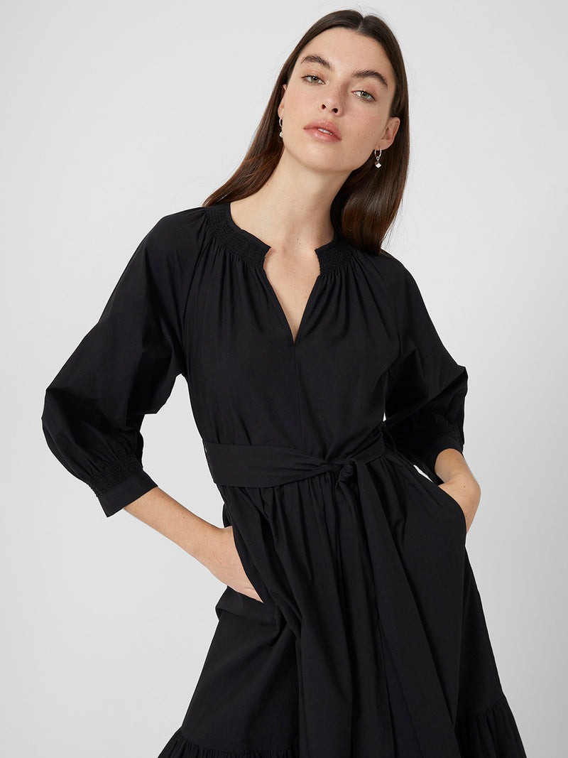 Black cotton deals dress uk