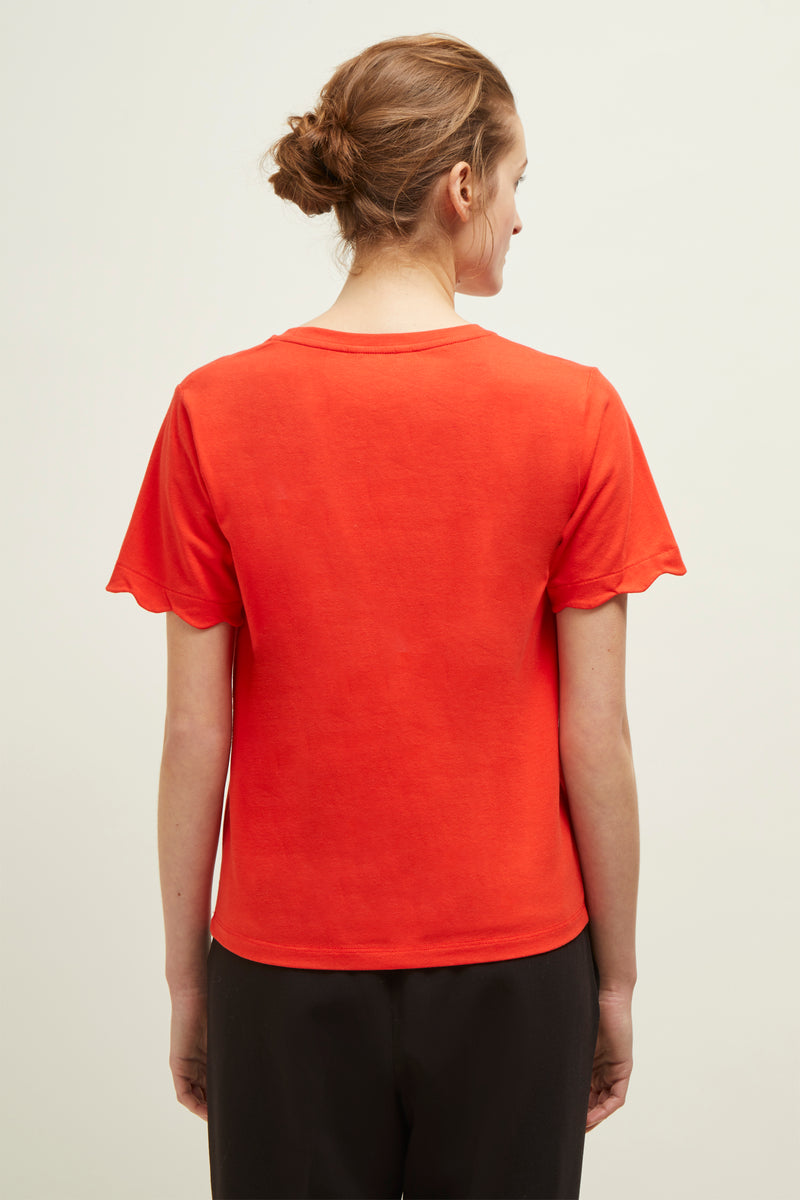 Scallop discount t shirt