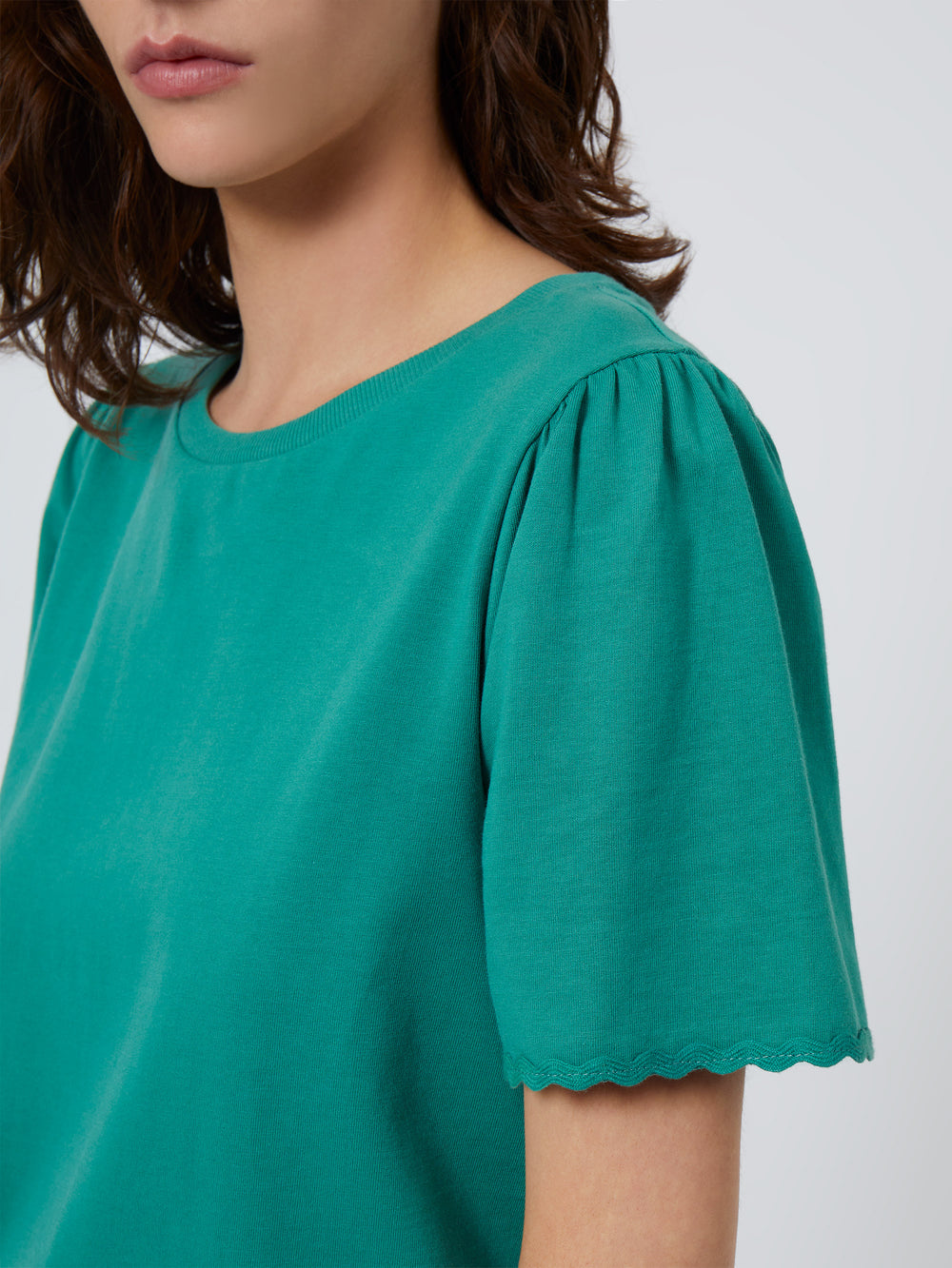 RicRac Organic TShirt Jade Green Great Plains UK