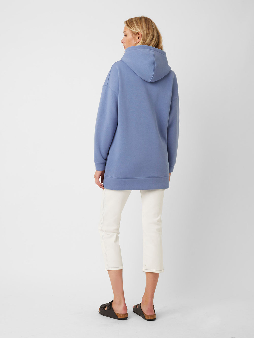 Oversized online hooded top